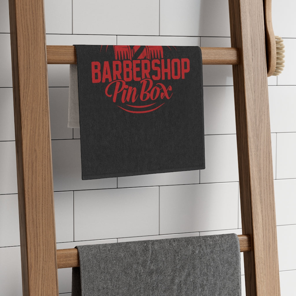 Barber Shop Pin Box Towel